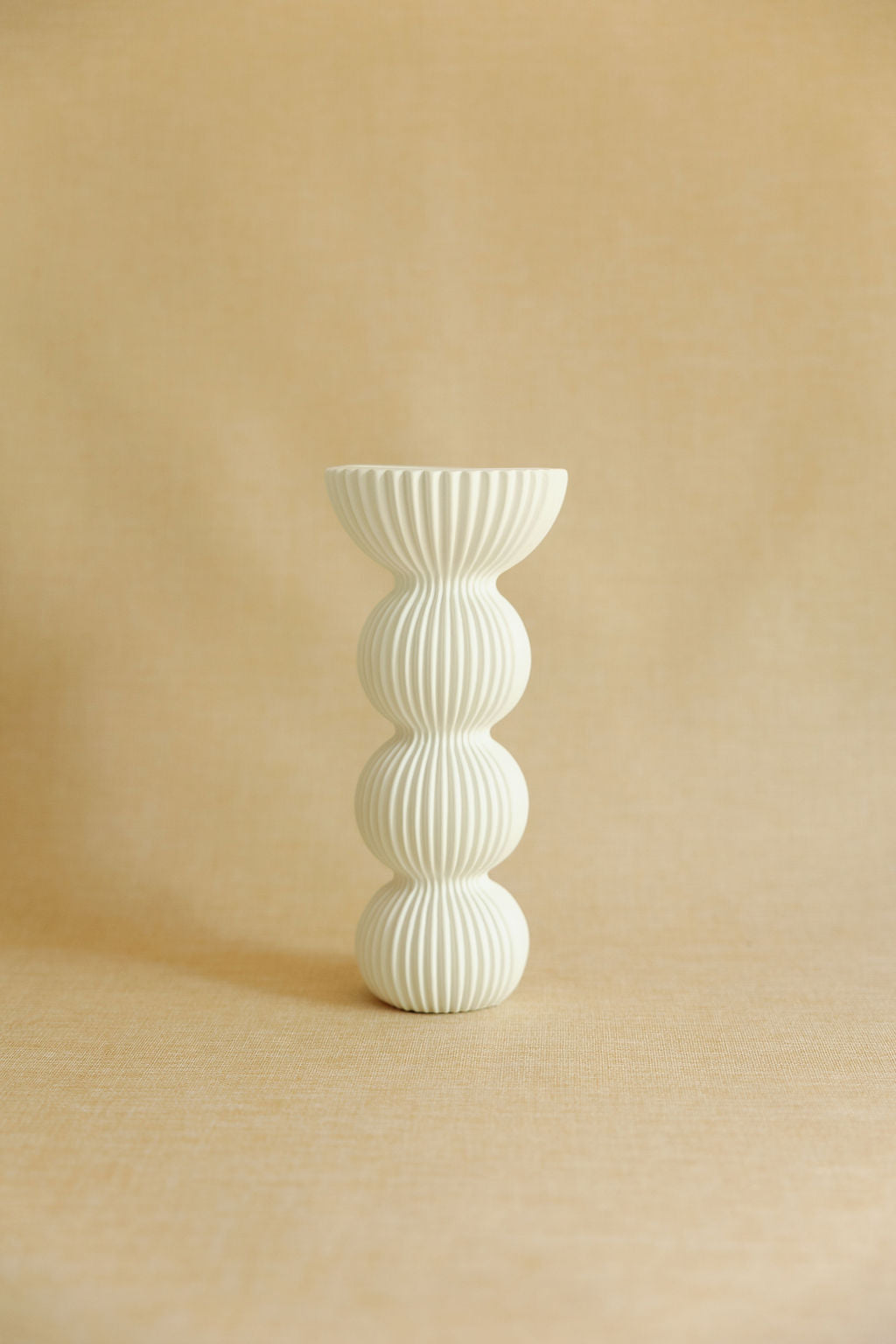 Pleated Column Vase