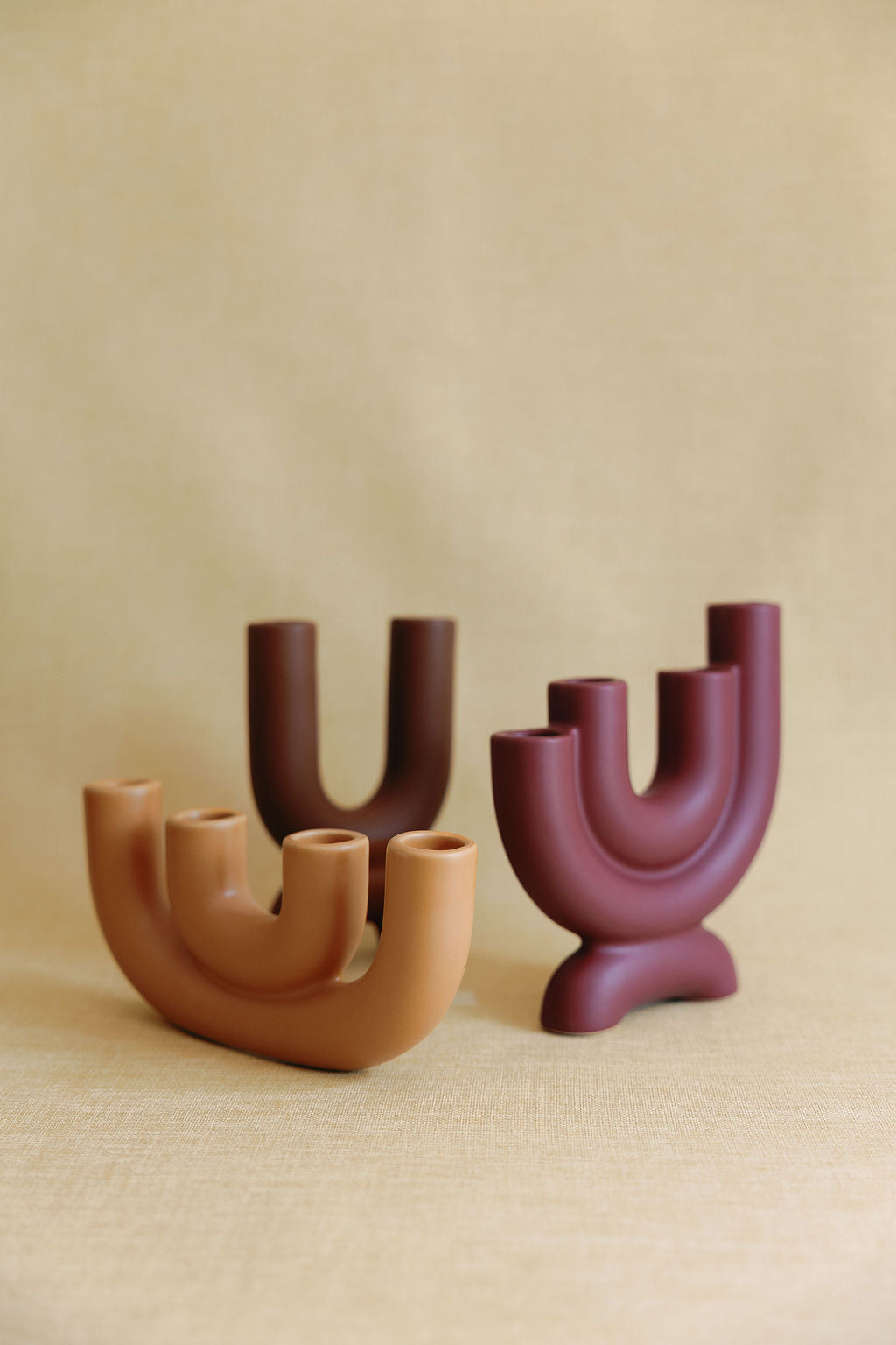 Dual Arch Candleholder