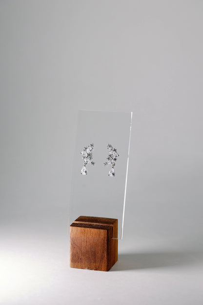 Crystal Cascade Studs - Mellow