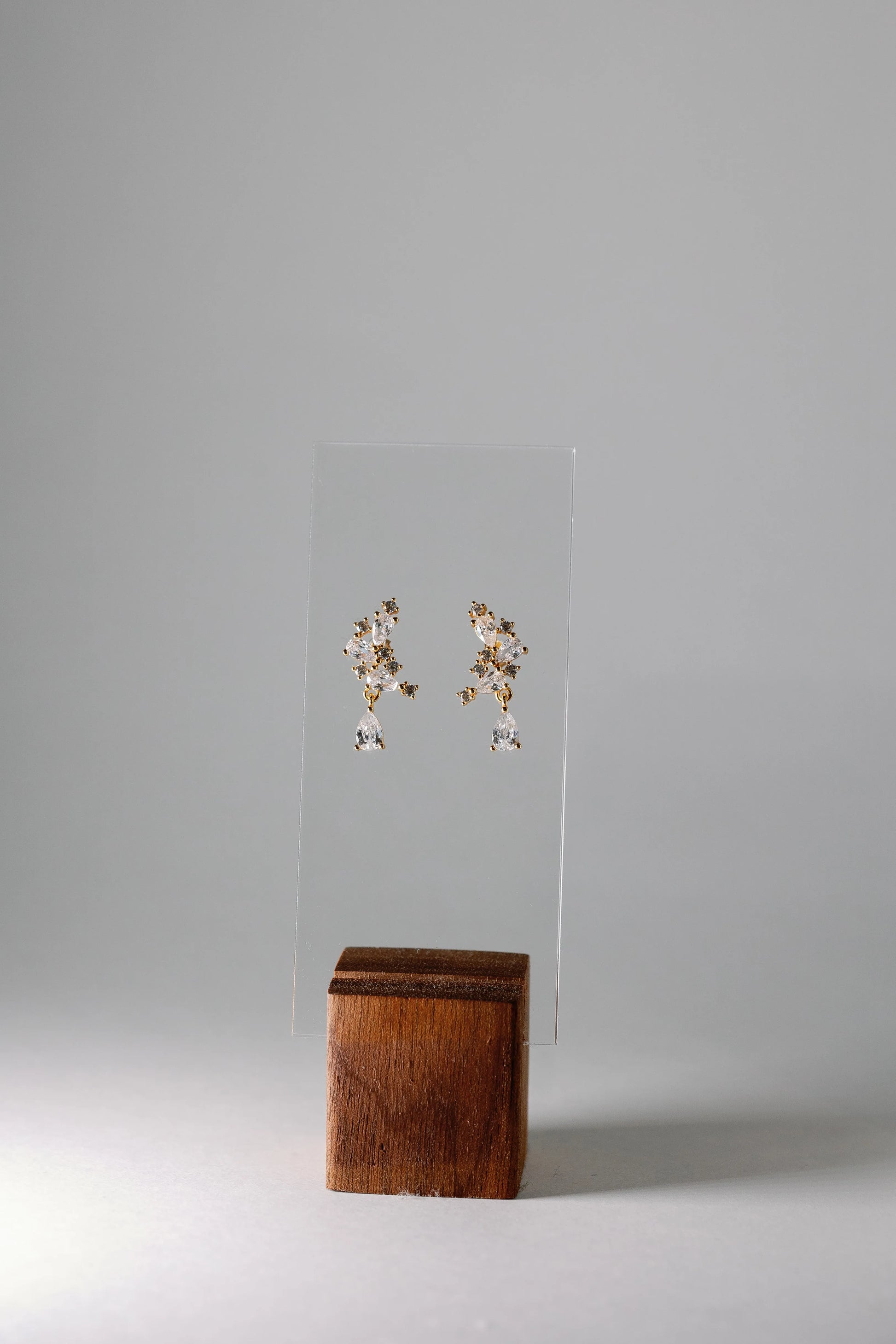 Crystal Cascade Studs - Mellow