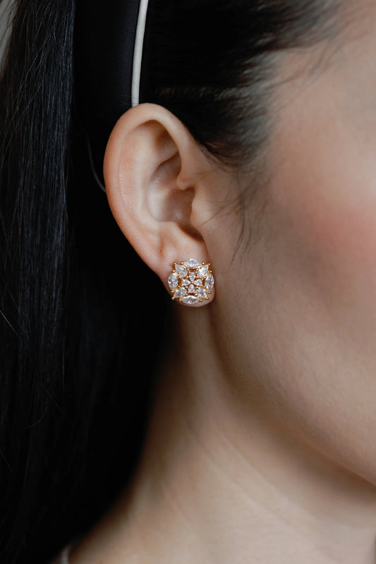 Crystal Starburst Studs - Mellow