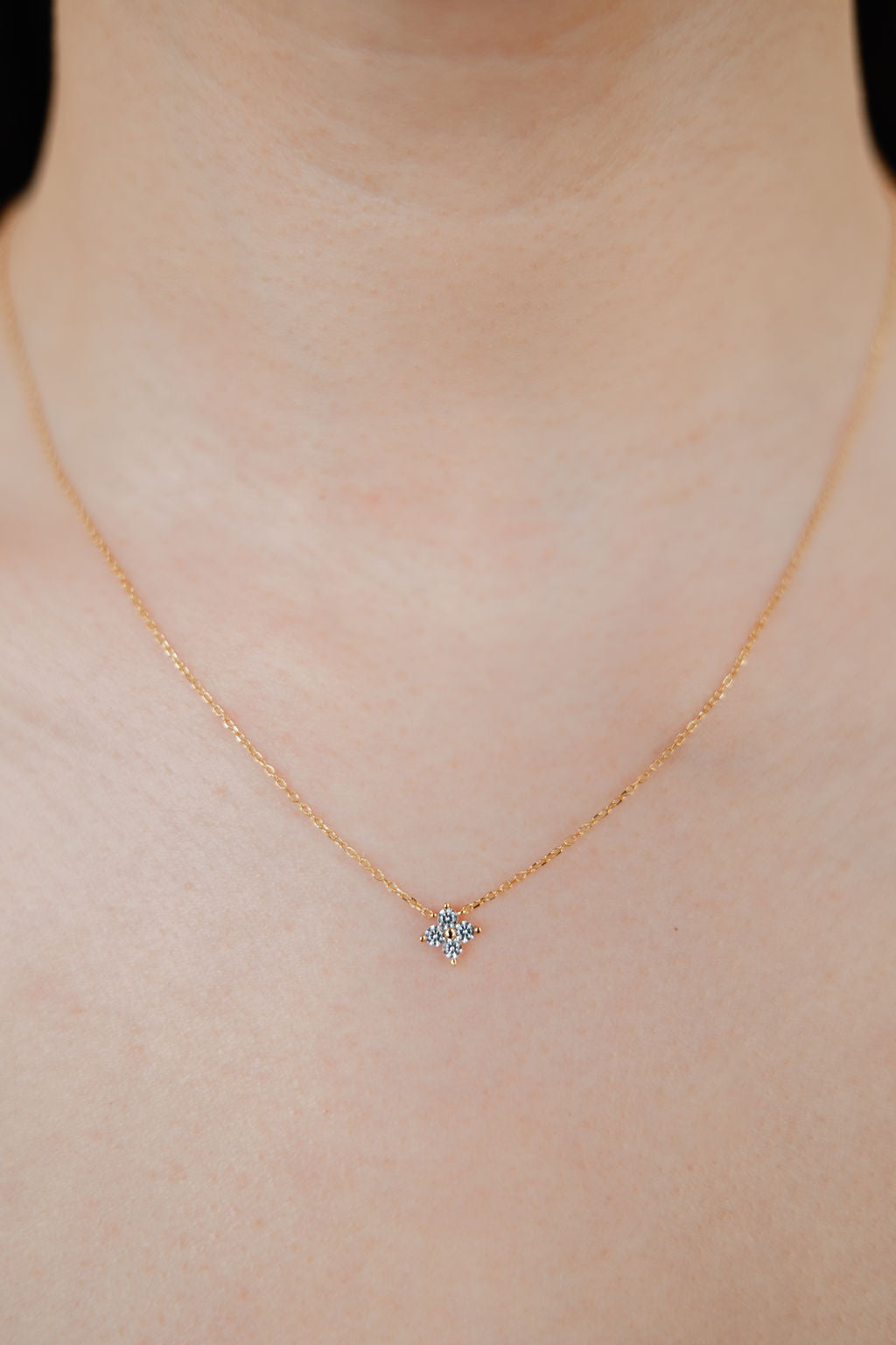 Nova Crystal Sterling Silver Necklace