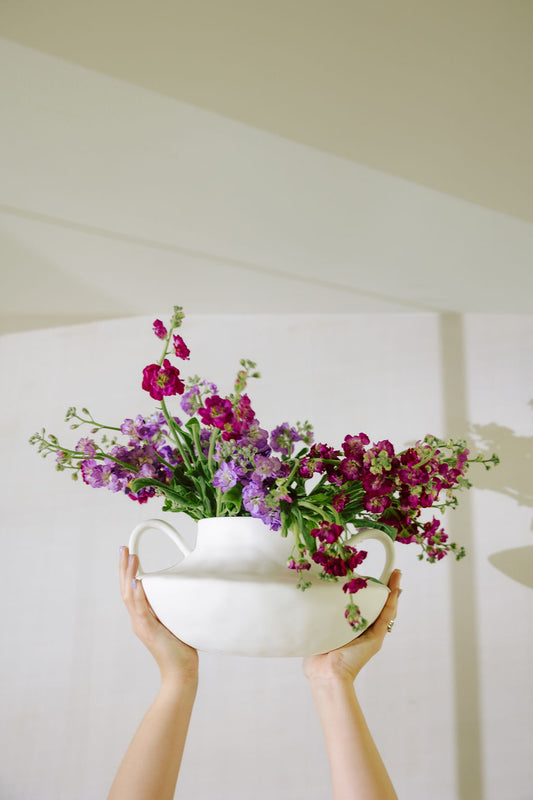 Stout Amphora Ceramic Vase