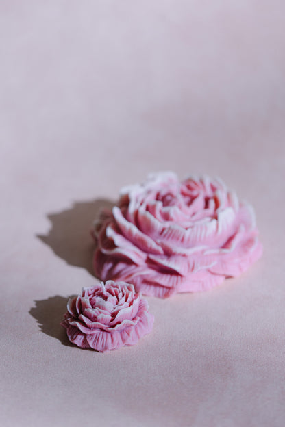 Verba Candle Co Peony Flower Candle