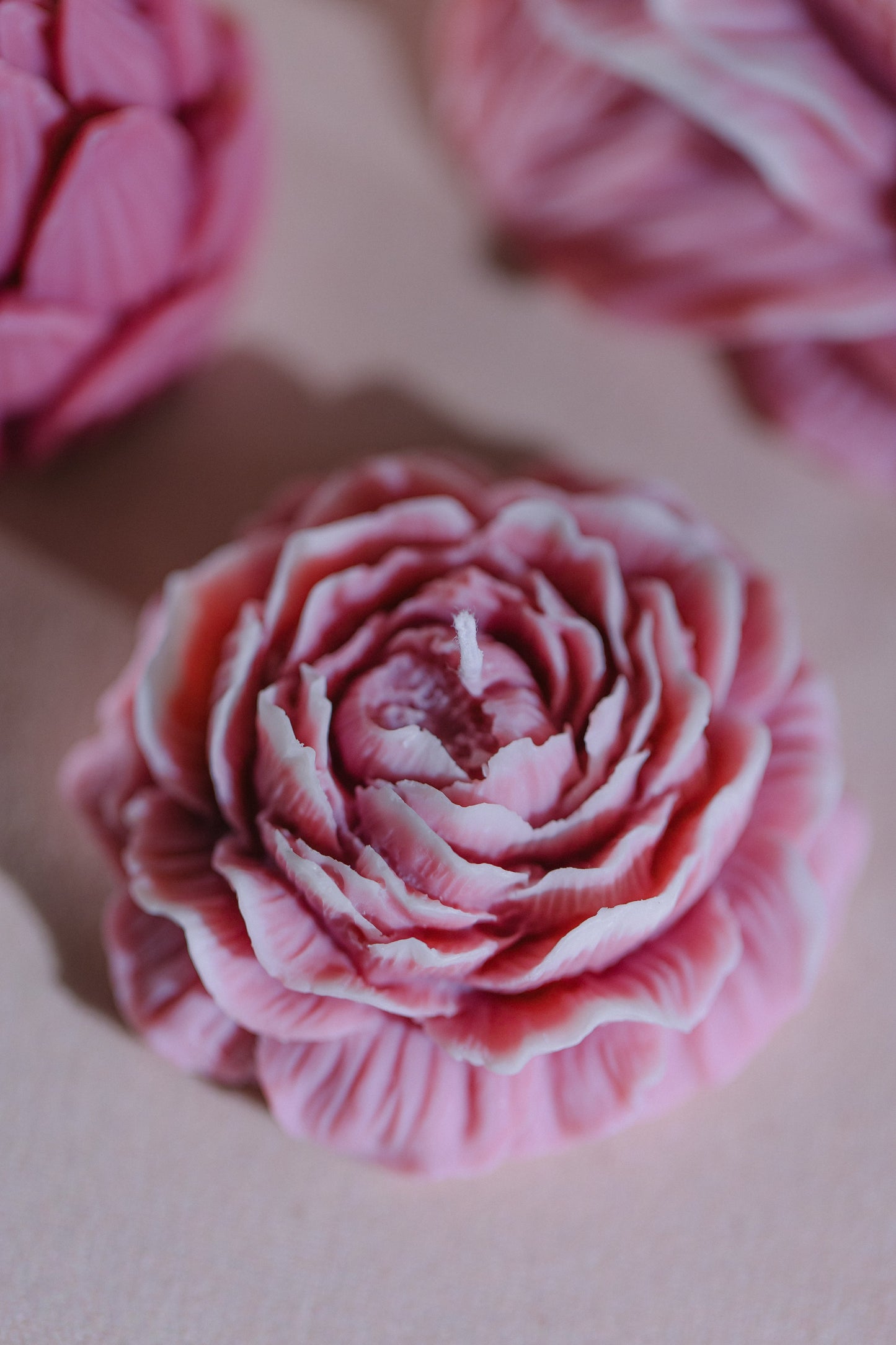 Verba Candle Co Peony Flower Candle