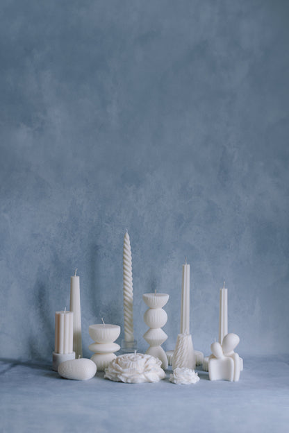 Pillar Vase Candle Mellow