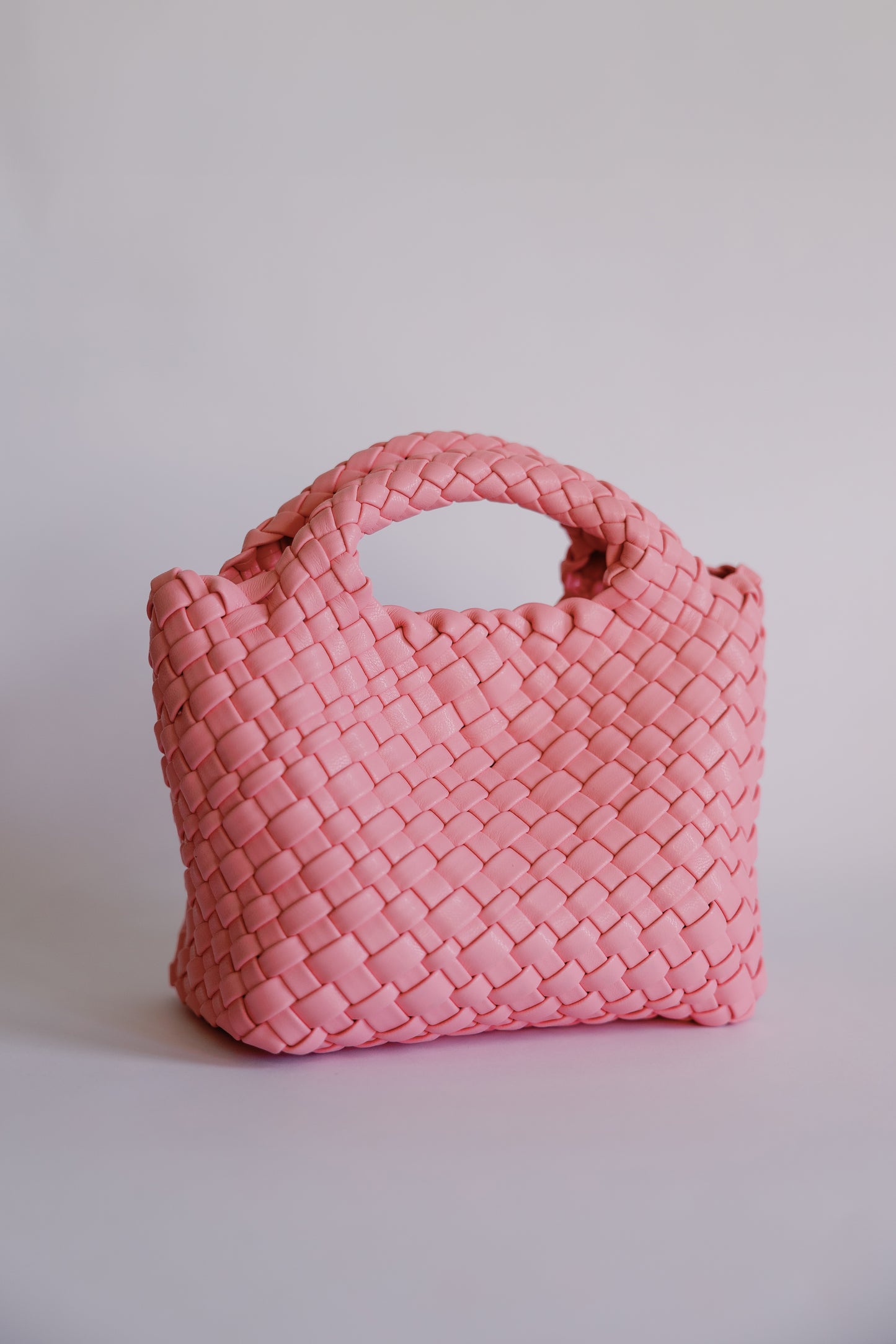 Weave Mini Leather Crossbody Bag
