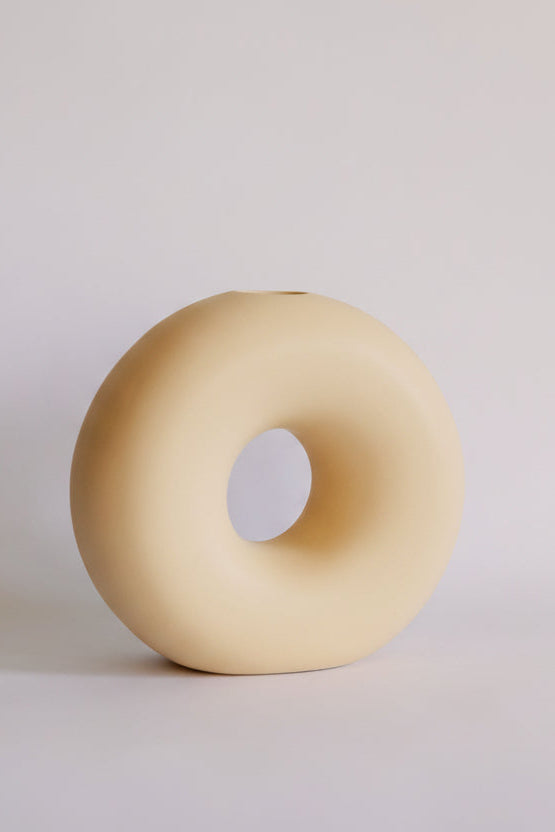Donut Ceramic Bud Vase