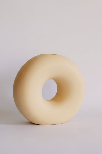 Donut Ceramic Bud Vase