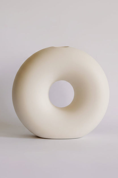 Donut Ceramic Bud Vase