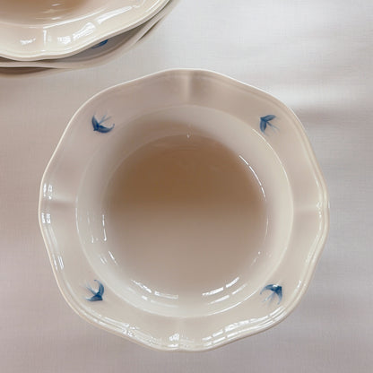 Painted Bluebird Porcelain Dinnerware Collection