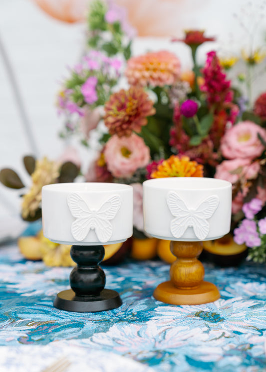 Butterfly Pedestal Cup