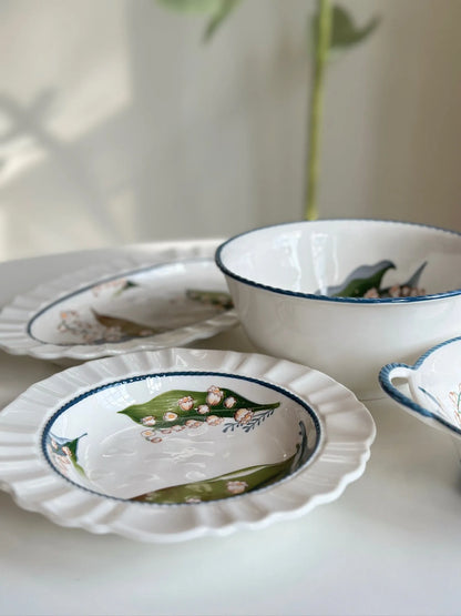 Canterbury Bells Braided Serving Bowl - Mellow
