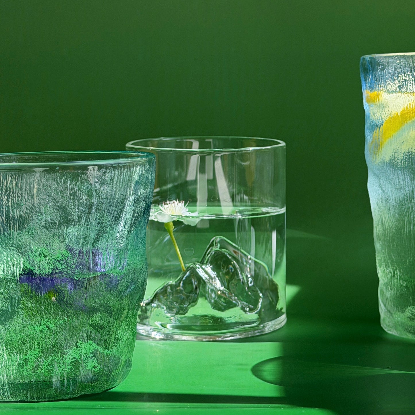 Glacier Mountain Glassware Set