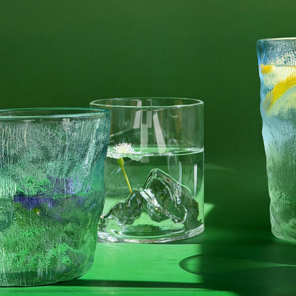 Glacier Mountain Glassware Set