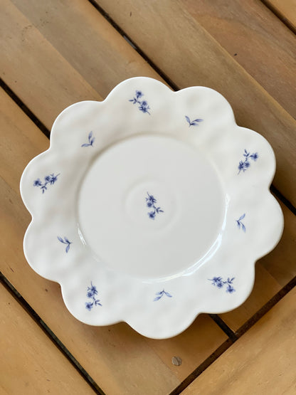Scalloped Bluebell Mug and Saucer