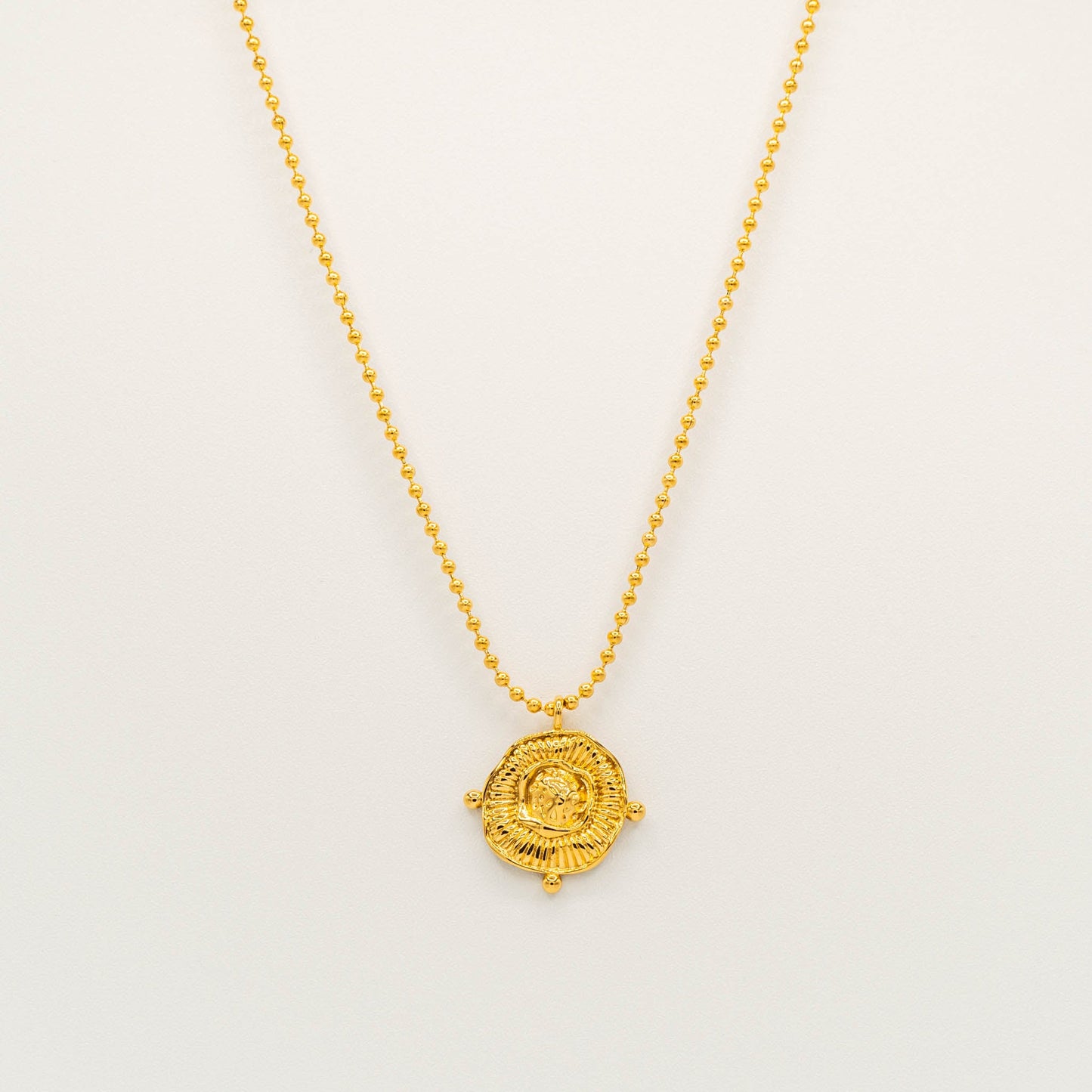 Baroque Medallion Necklace