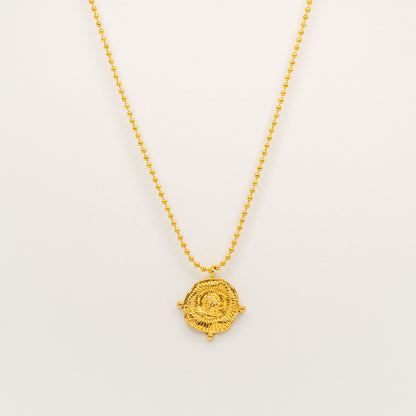 Baroque Medallion Necklace