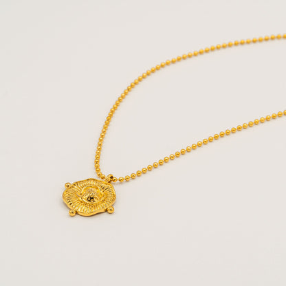 Baroque Medallion Necklace