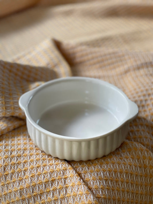 Mini Ribbed Baking Bowl