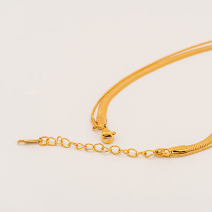 Double Layer Viper Necklace