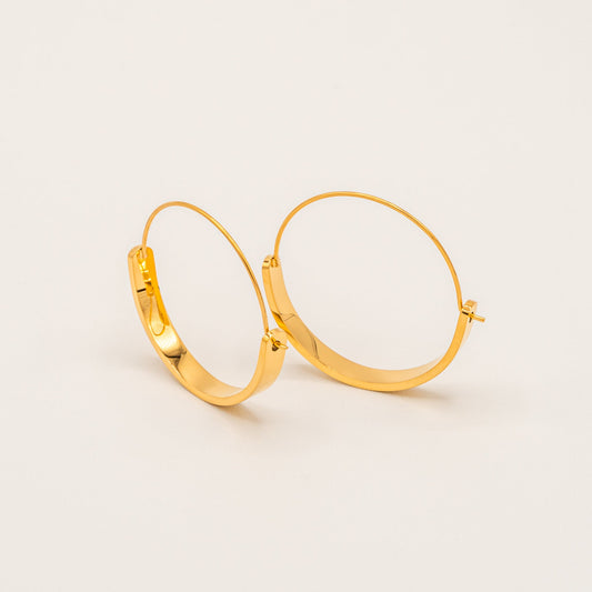 Gaia Hoop Earrings