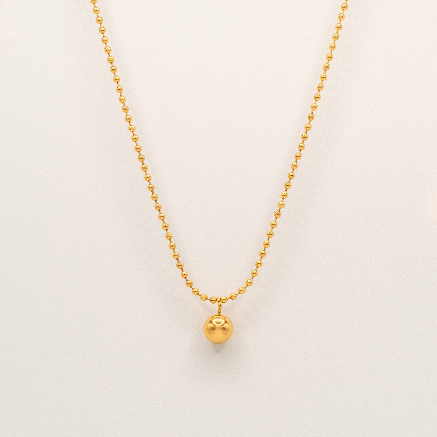 Gold Ball Necklace