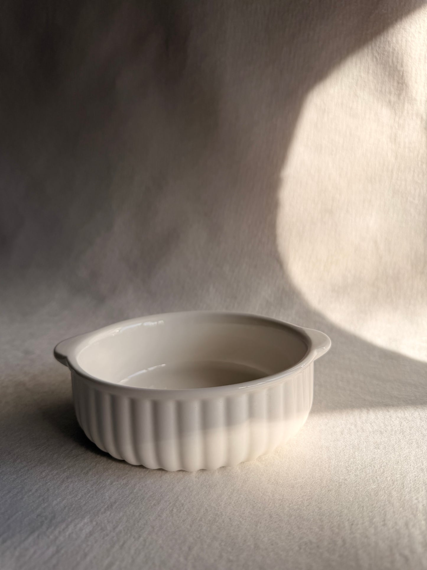 Mini Ribbed Baking Bowl, Set of 2