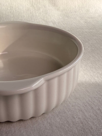 Mini Ribbed Baking Bowl, Set of 2