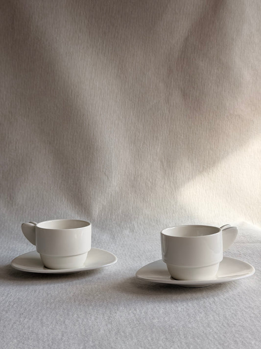 Busy Bee Espresso Cup & Saucer, Set of 2