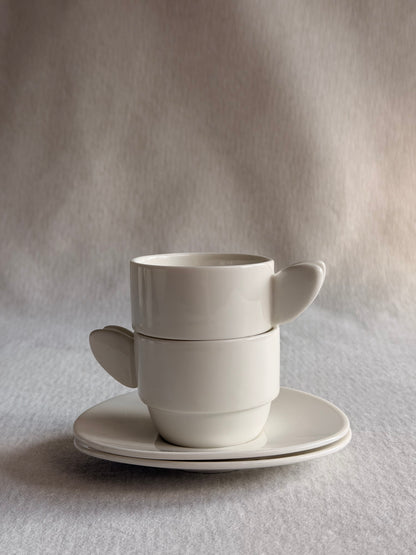 Busy Bee Espresso Cup & Saucer, Set of 2