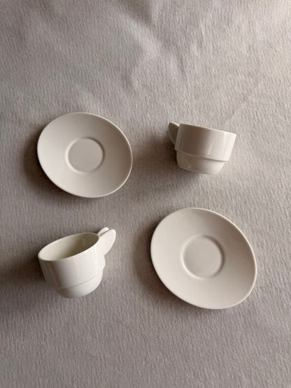 Busy Bee Espresso Cup & Saucer, Set of 2