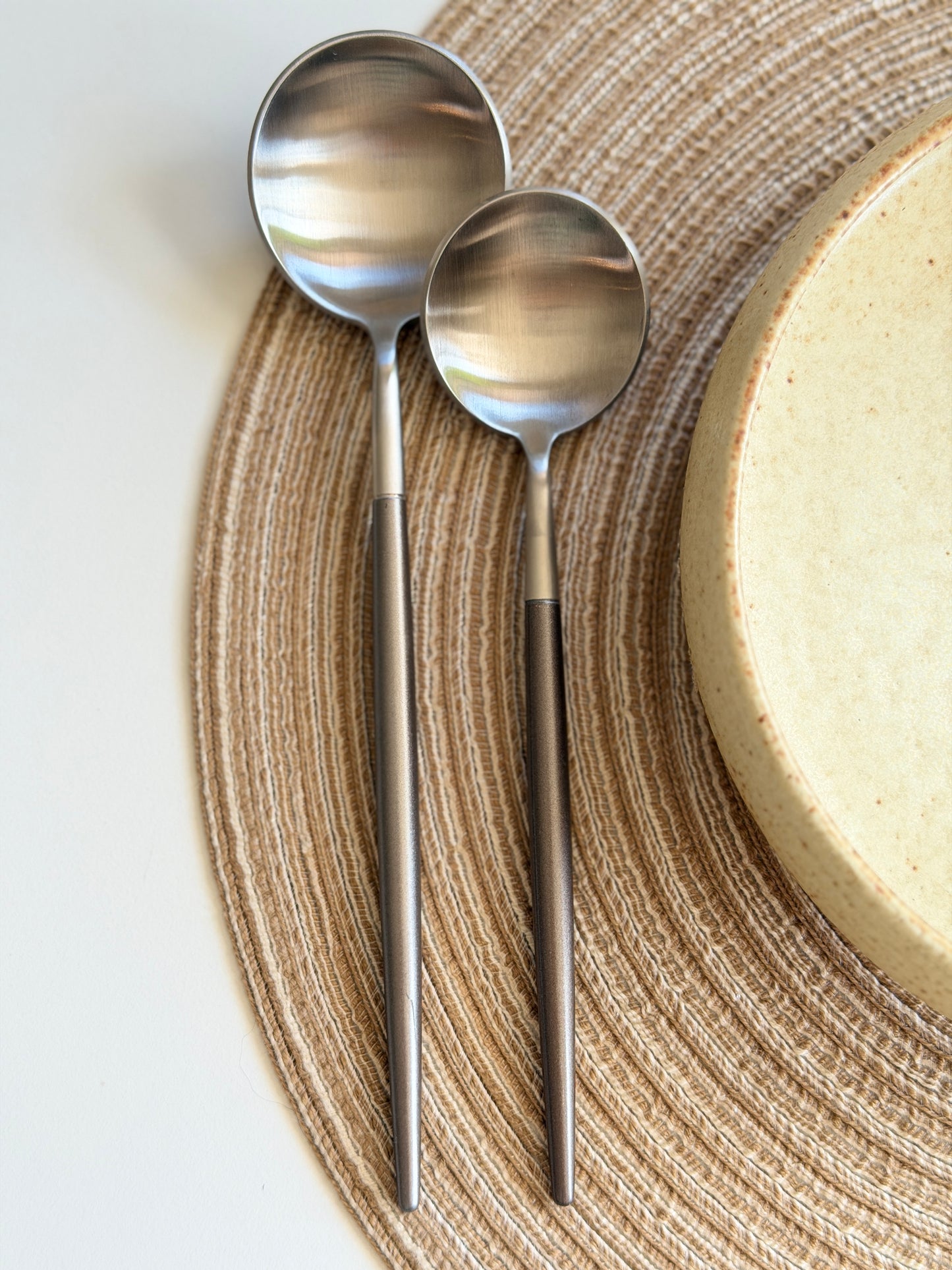 Matte Stainless Steel Silverware Set