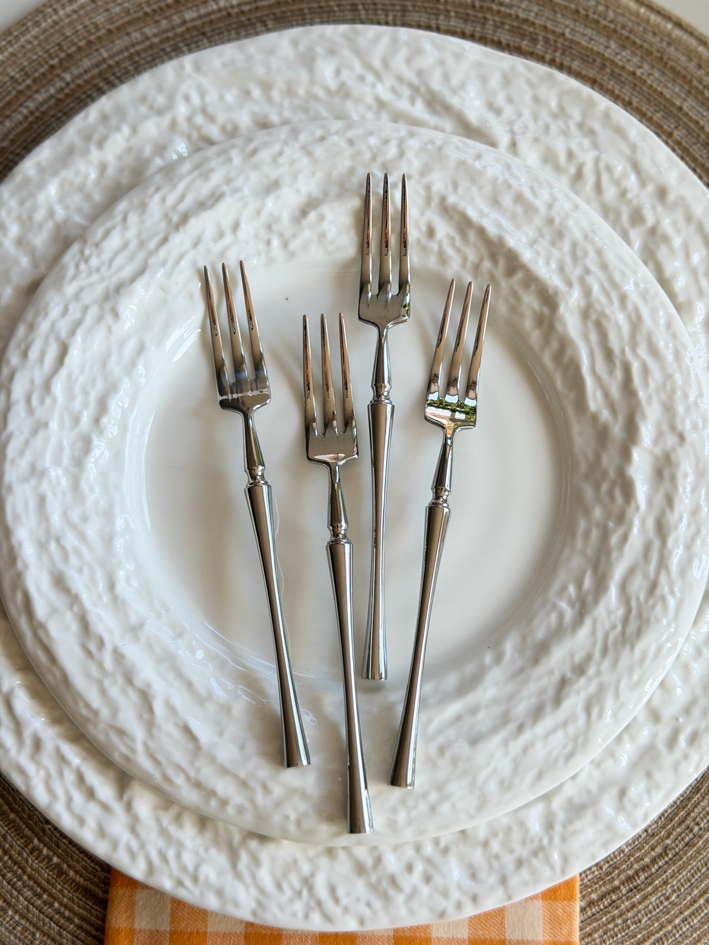 Polished Stainless Steel Silverware Set