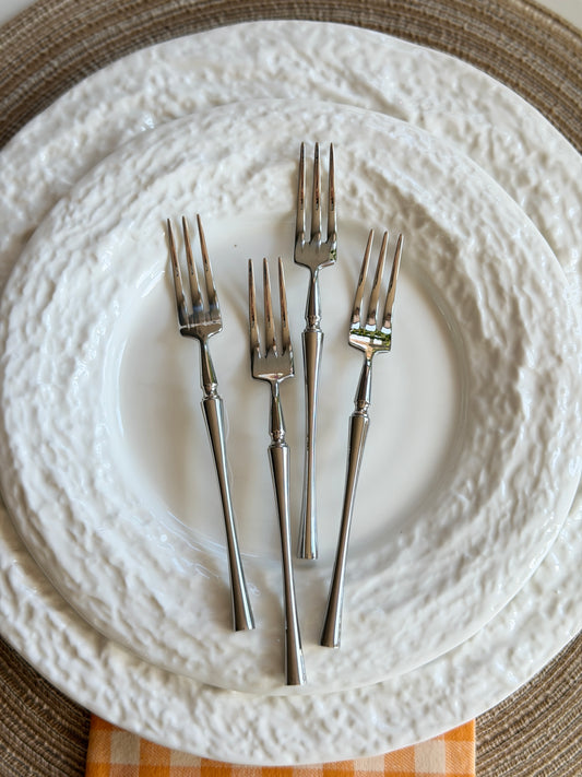 Polished Stainless Steel Silverware Set