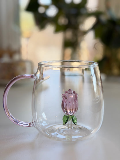 Crystal Charm Glass Mug