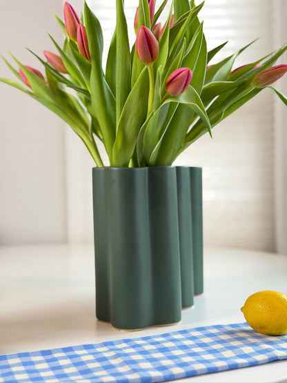 Ripple Ceramic Vase