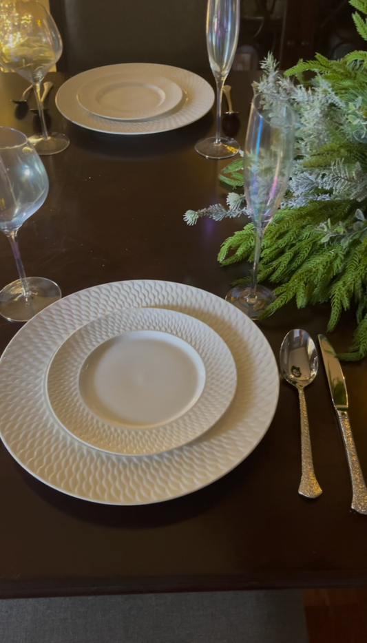 Al Fresco Porcelain Salad Plates, Set of 4