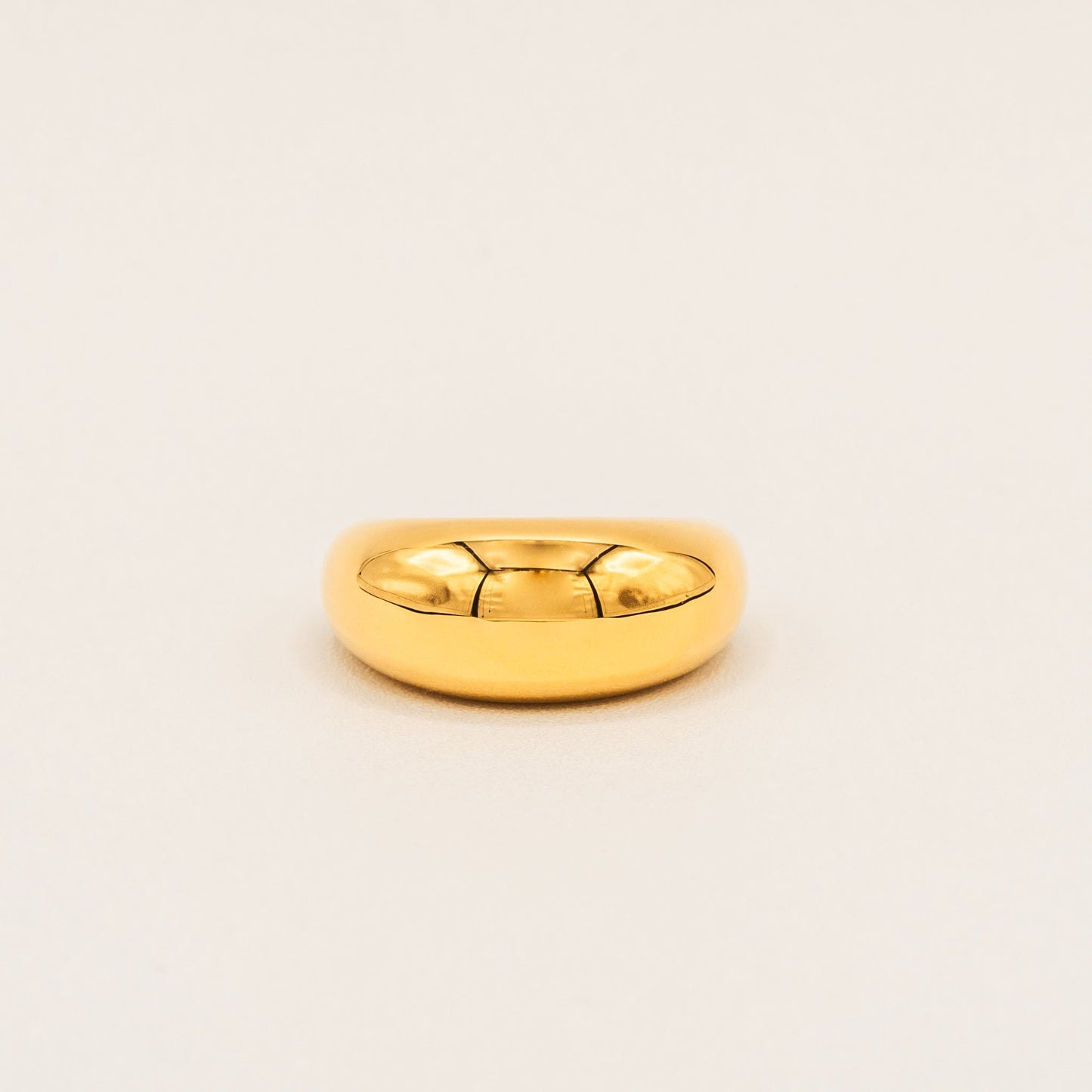 Dome Gold Ring