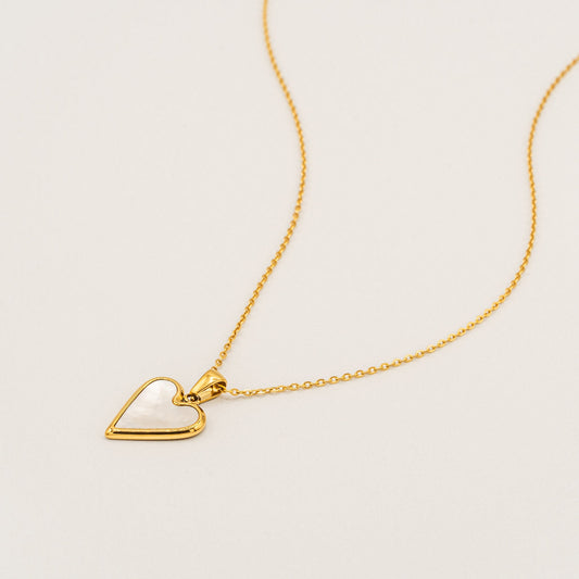 Pearl Heart Necklace