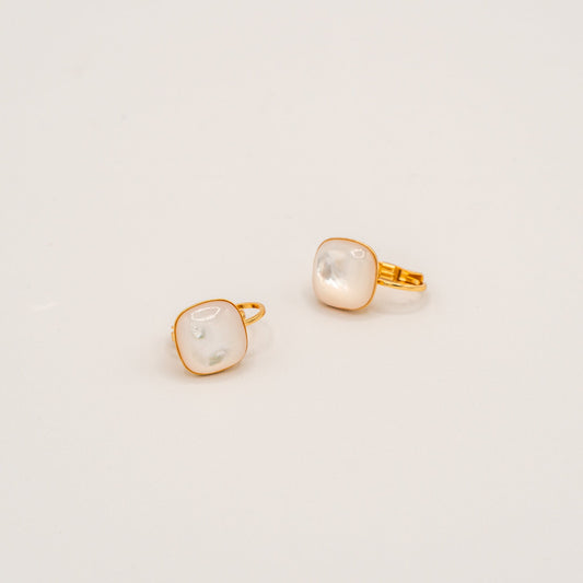 Smokey Blue Pearl Earrings