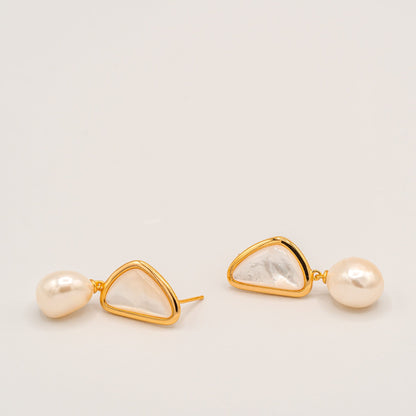 Bold Pearl Drop Earrings