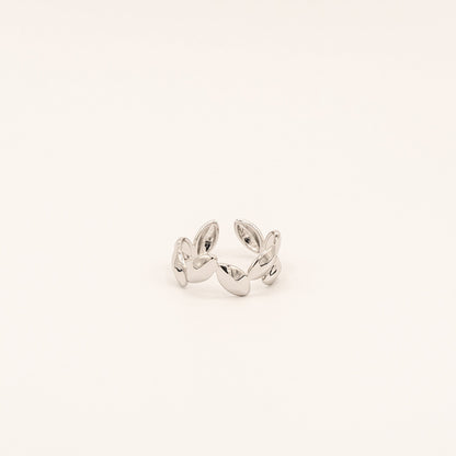 Sliver Leaf Ring
