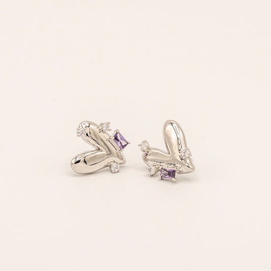 Spark Heart Earrings