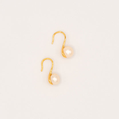 Teardrop Pearl Earrings