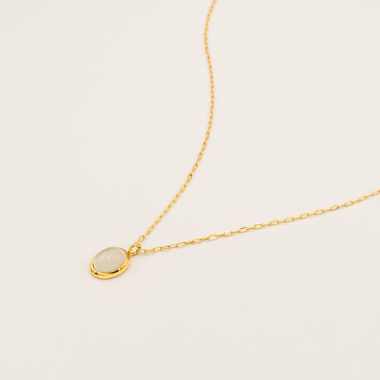 White Moon Necklace