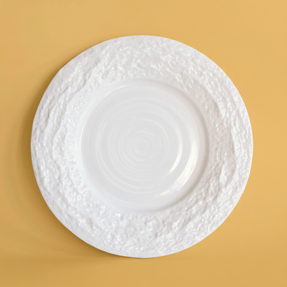 Alpine Snow Charger Plates, Set of 4