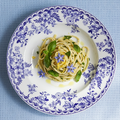 Indigo Wildflower Blue Floral Salad Plates, Set of 4