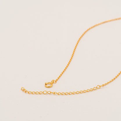 Gold Hexagon Necklace