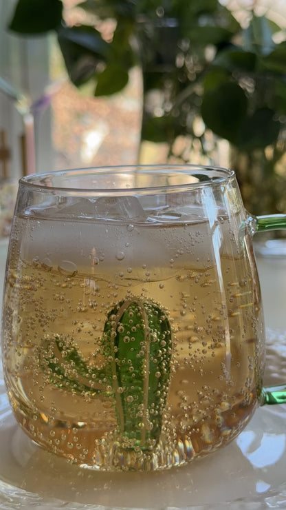 Crystal Charm Glass Mug